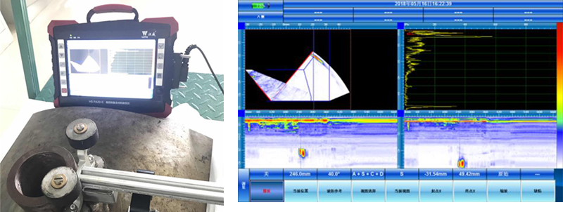 管节点相控阵检测