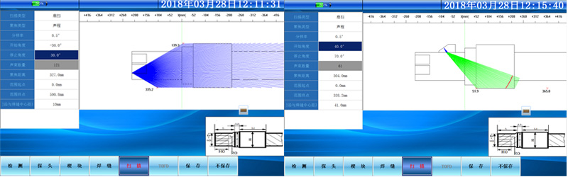 RD型车轴相控阵检测