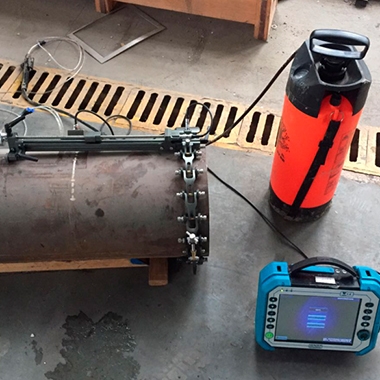 相控阵二维成像管道腐蚀检测